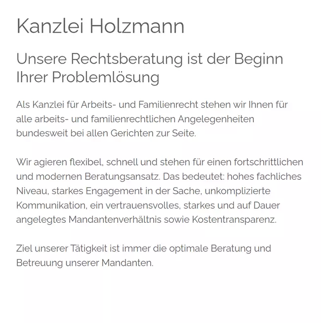 Arbeitsrecht in  Tegernsee